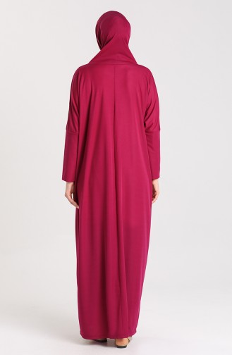 Hooded Prayer Dress 0620-04 Damson 0620-04