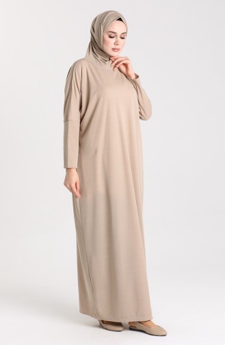 Hooded Prayer Dress 0620-05 Mink 0620-05