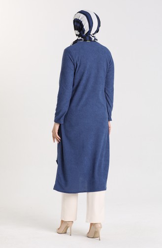 Long Tunic with Pockets 5209-01 Saxe Blue 5209-01