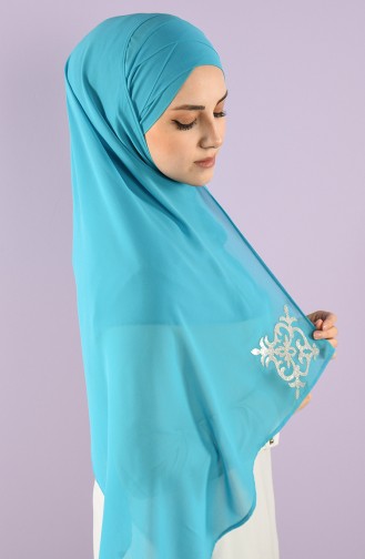 Turquoise Ready to Wear Turban 0016-13