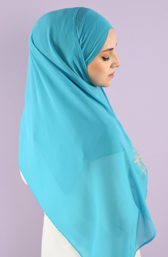 Turquoise Ready to Wear Turban 0016-13