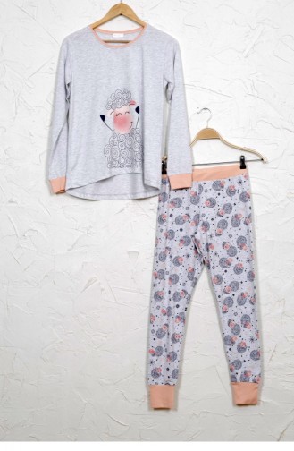 Grau Pyjama 8020857553.