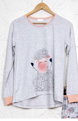 Grau Pyjama 8020857553.