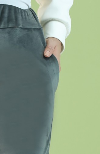 Cepli Kadife Jogger Eşofman Altı 8899-07 Antrasit