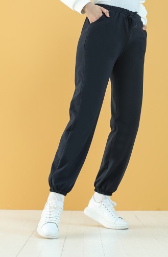 Jogger Sweatpants with Pockets 2022-03 Navy Blue 2022-03