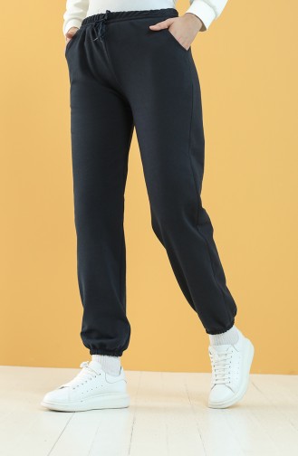 Jogger Sweatpants with Pockets 2022-03 Navy Blue 2022-03
