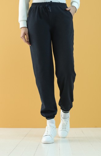 Jogger Sweatpants with Pockets 2022-03 Navy Blue 2022-03