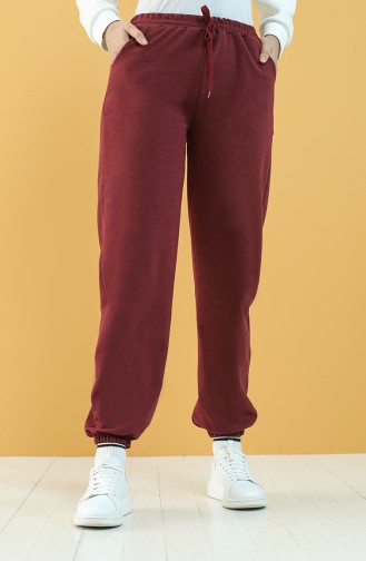 Sweatpants أحمر كلاريت 2022-06