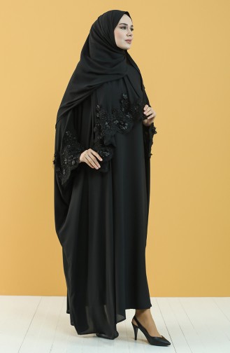 Black Abaya 8000-01