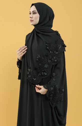 Black Abaya 8000-01