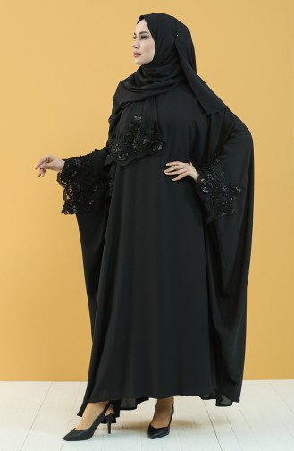 Black Abaya 8000-01