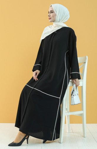 Schwarz Abayas 8035-01