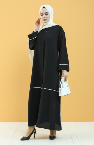 Schwarz Abayas 8035-01