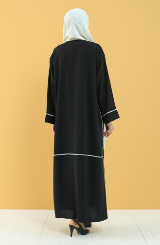 Black Abaya 8035-01