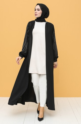 Black Abaya 8036-01