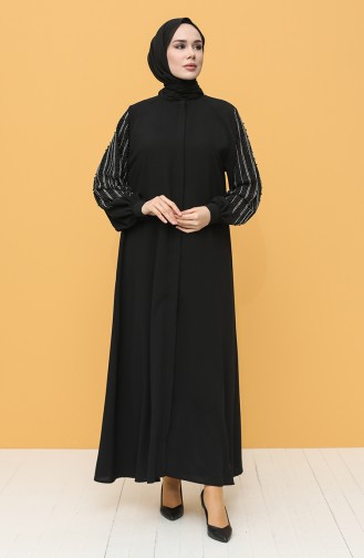 Black Abaya 8036-01