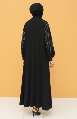 Black Abaya 8036-01