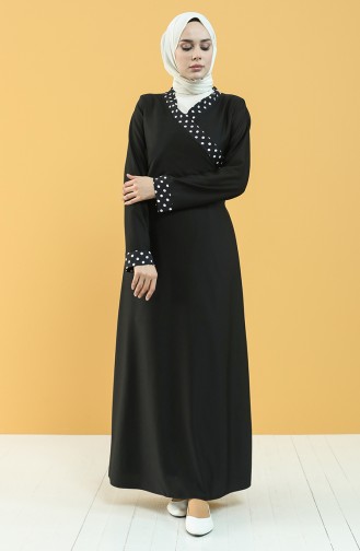 Black Praying Dress 4564-01