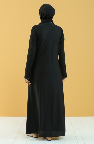 Side Tied Prayer Dress 4565-01 Black 4565-01