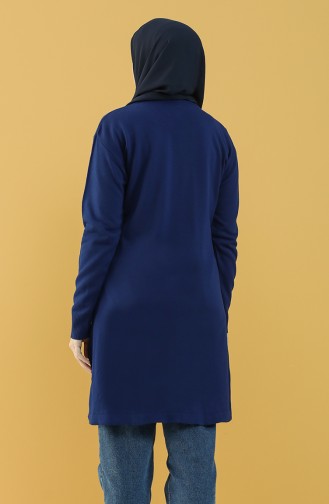 Triko Tunik 55223-01 Saks