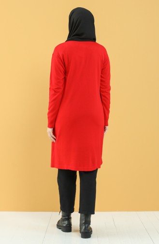 Knitwear Tunic 55223-06 Red 55223-06