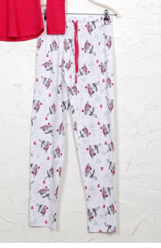 Granat-Blumen Pyjama 41545628.