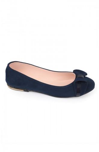 Dunkelblau Damen Ballerinas 7511-1