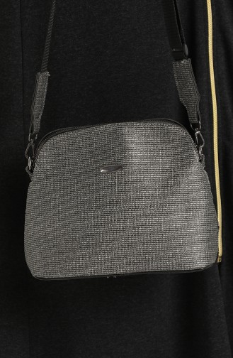 Silver Gray Shoulder Bag 10681GU