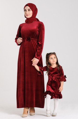Robe Hijab Bordeaux 2025-01