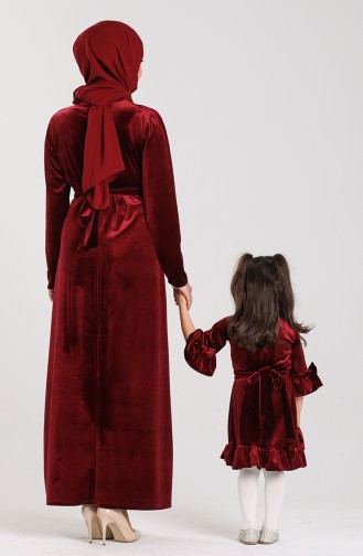 Robe Hijab Bordeaux 2025-01