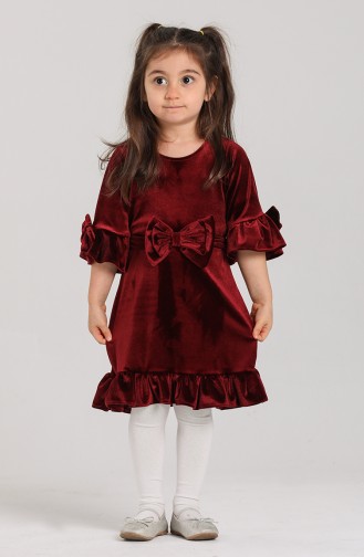 Robe Enfant Bordeaux 2026-01