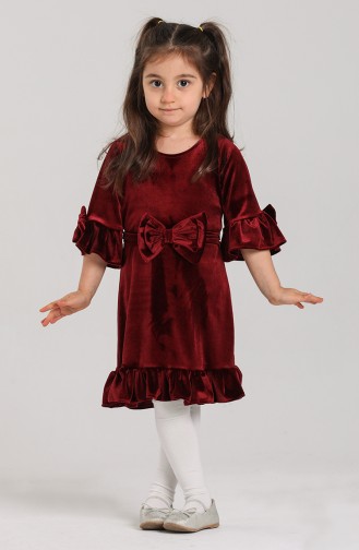 Robe Enfant Bordeaux 2026-01