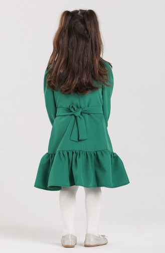 Grün Kinderbekleidung 2031-01