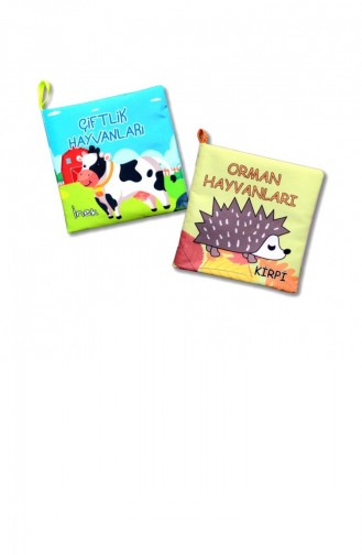 2 Kitap Tox Çiftlik Hayvanları Ve Orman Hayvanlar Kumaş Sessiz Kitap T134 T55 Bez Kitap Eğitici Oyuncak Yumuşak Ve Hışırtılı T030200143