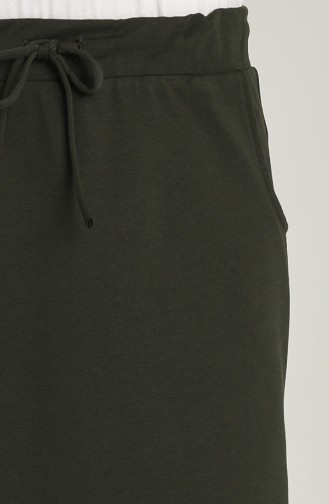 Dark Khaki Skirt 0152-07