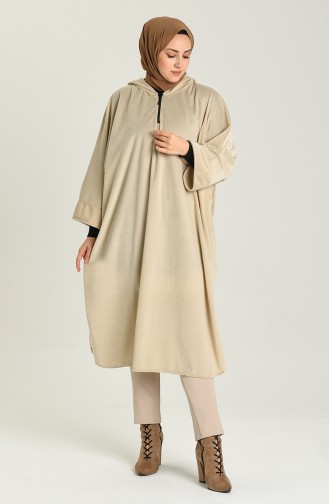 Beige Poncho 9037-04