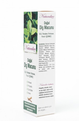 Naturalive Doğal Diş Macunu K001