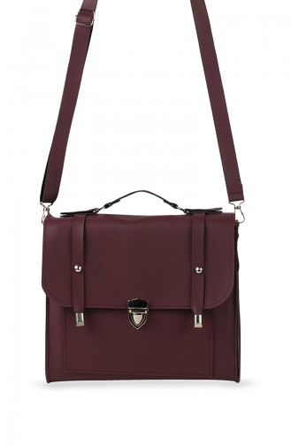 Claret Red Shoulder Bags 130117