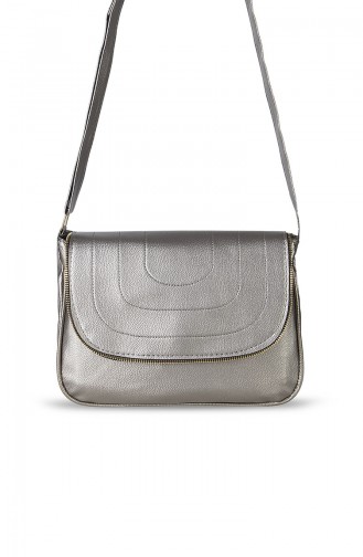 Sac D`épaule Gris argenté 130152