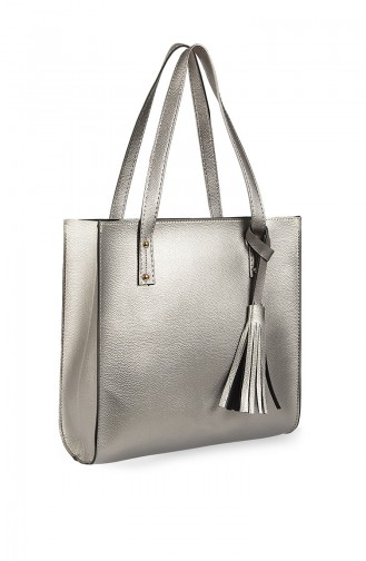 Sac D`épaule Gris argenté 140267