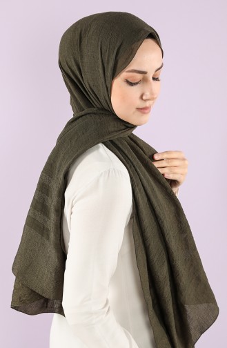 Khaki Sjaal 15249-04