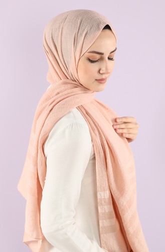 Light Salmon Shawl 15249-14