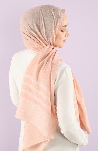 Light Salmon Shawl 15249-14