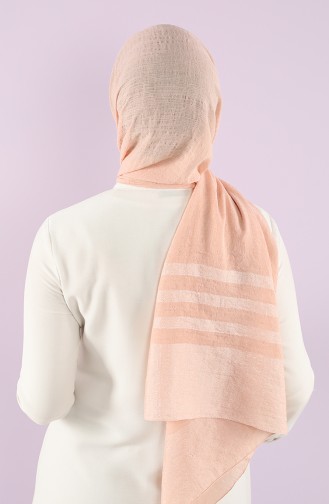 Light Salmon Shawl 15249-14