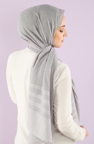 Light Gray Shawl 15249-21