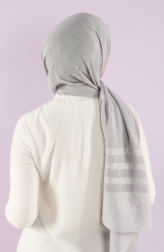 Light Gray Shawl 15249-21