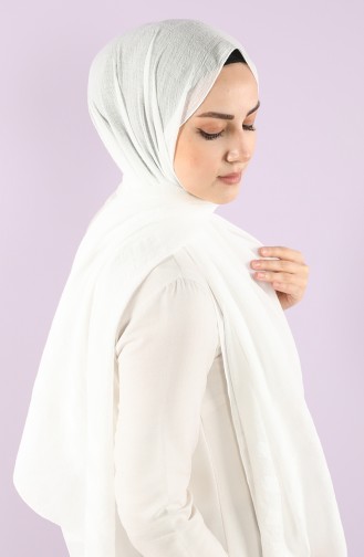 White Sjaal 15249-22