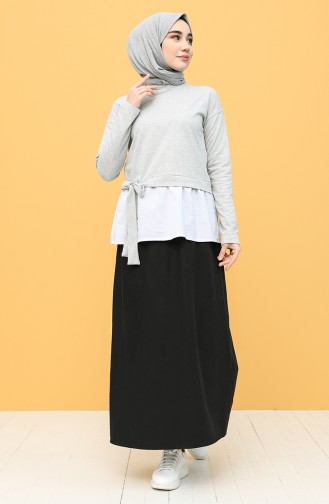 Sweatshirt Gris 3346-09