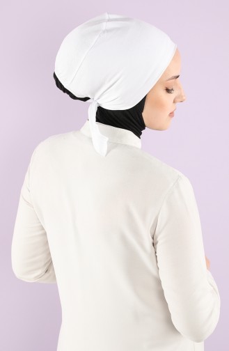 Sefamerve Bonnet antidérapant en Coton 0101-01 Blanc 0101-01