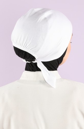 Sefamerve Bonnet antidérapant en Coton 0101-01 Blanc 0101-01